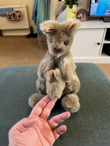 Kangaroo joey pouch plush - joey,