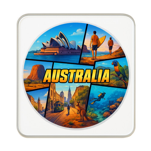 Australia collage fridge - australia,