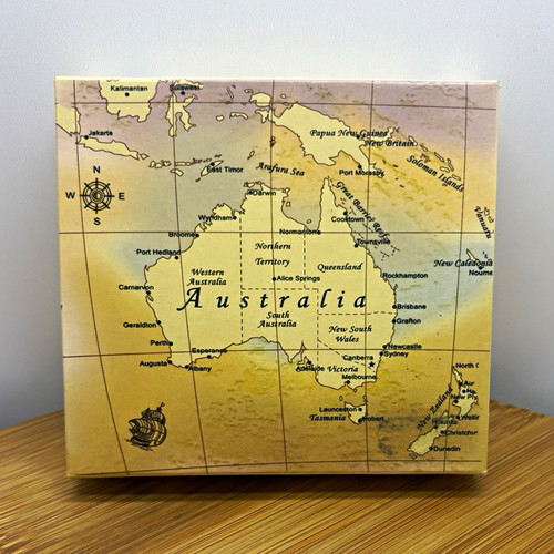 Ascool australia map shell - map,