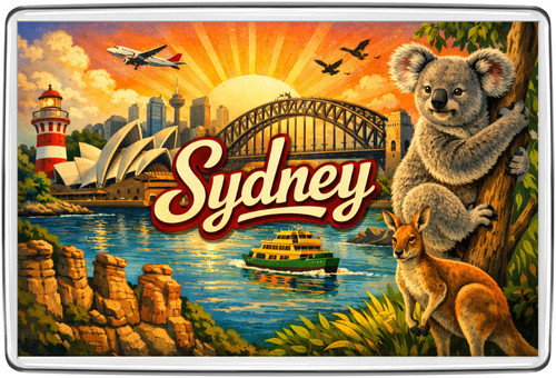 Sydney australia fridge - fridge, magnet