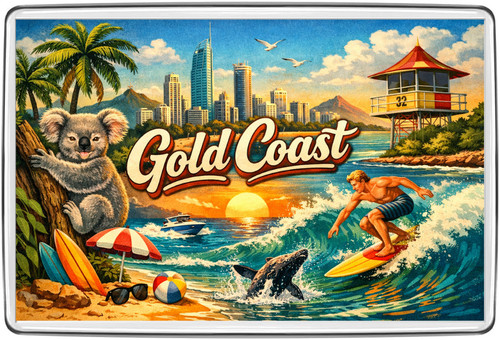 Gold coast australia fridge - gold,